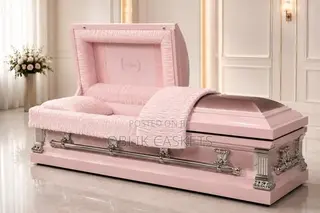 The Pink Orchid Finish "MOTHER" Steel Casket