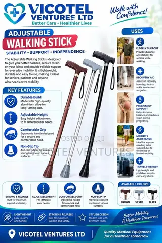 Adjustable Walking Stick