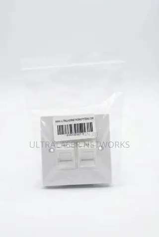 W-Tel Cat.6 Double Faceplate Angle Type