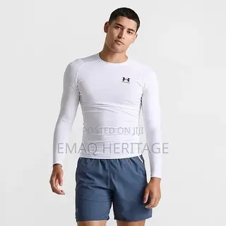 Under Armour Long Sleeve Compression Shirt - White
