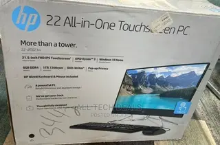 New Desktop Computer HP AiO 22 8GB AMD Ryzen 3 HDD 1T