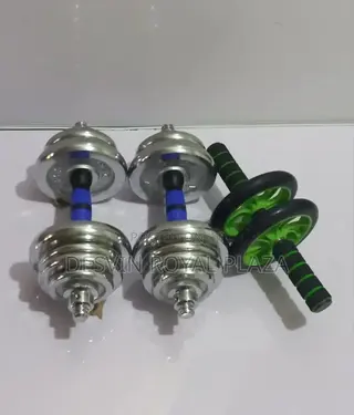 Dumbbell 25kg + Ab Wheel Roller