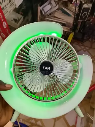 LED Charging Fan