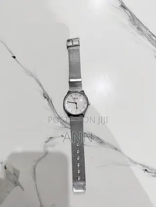 Silver and Pink Watch