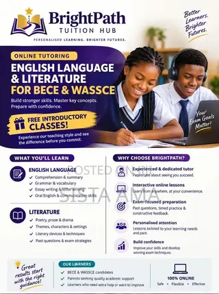BECE/WASSCE English Language & Literature (Online)