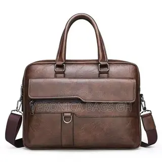 Leather Potable Briefcase Bag 14-15 Inches Laptop