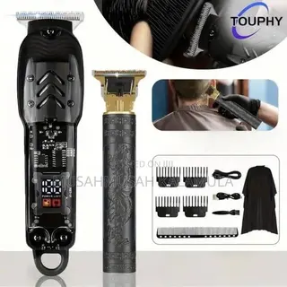 TOUPHY 2pcs Men's Hair Clippers/Wireless Hair Cutting Kit