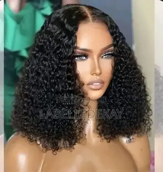 12inches 5*5 Closure Wet Curls Wig Cap