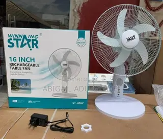 Rechargeable Table Fan Wining Star 16inches