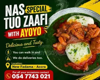 Authentic Tuo Zaafi With Ayoyo Soup - Delivery Walk-In