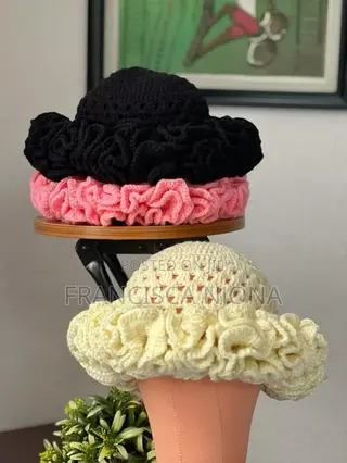 Crochet Ruffle Hat