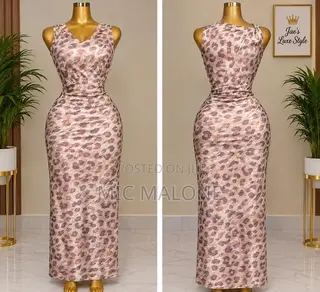 Ladies’ Floral Print Sleeveless Maxi Dress