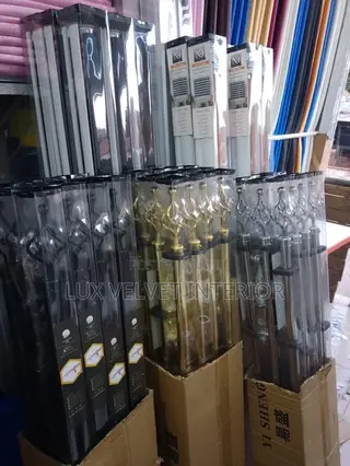 Heavy Duty Extendable Curtain Rods With Brackets - All Available