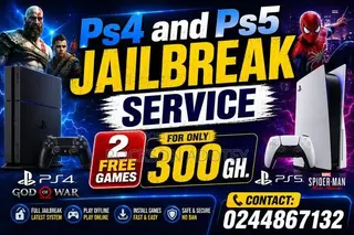 Ps4 & Ps5 Games Jailbreak/Online Installation Services