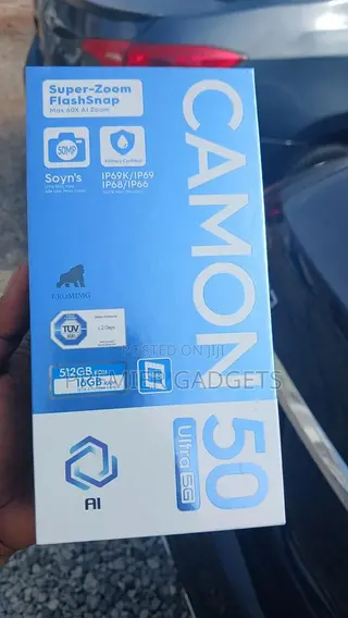 New Tecno Camon 50 Ultra 512 GB Black