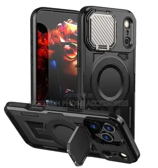 Quality Shookproof Case- Magsafe Wireless Charge Support- Camera Cover