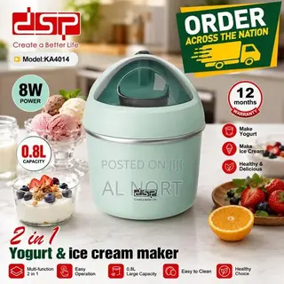 DSP 2-in-1 Yogurt Ice Cream Maker 0.8l – Mint Green