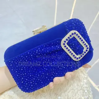 Crystal Buckle Clutch