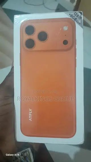 New Mobile Phone 128 GB Orange