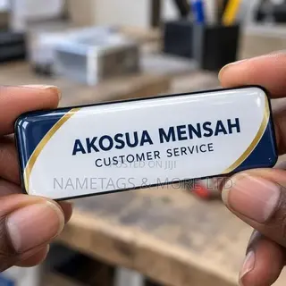 Branded Domed Name Badges With Name & Title