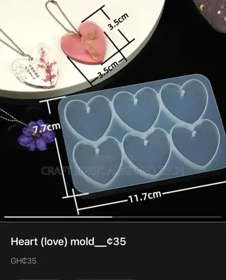 Keychain Silicone Molds Charms Epoxy Resin Art Gh¢35 Each