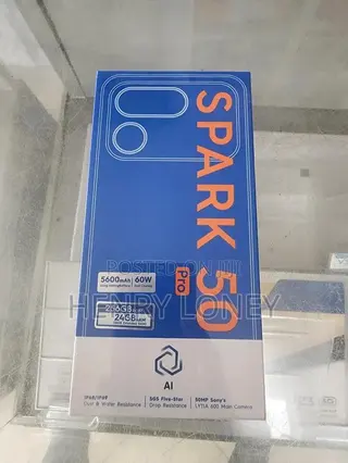 New Tecno Spark 50 128 GB Black