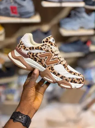 New Balance 9060 - Leopard Print / Brown / Beige