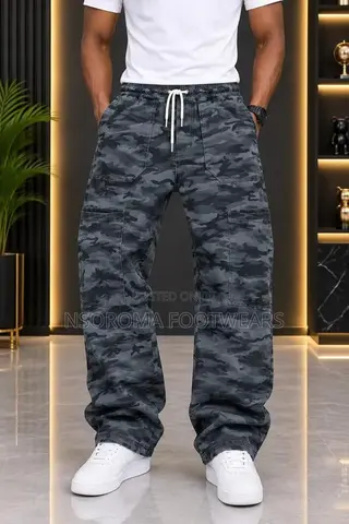 Quality Camo Joggers for Men – Ready Stock, XL–4XL