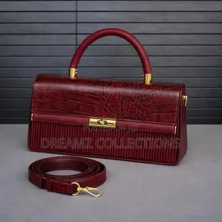 Textured Contrast Luxury Handbag