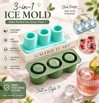 3 In 1 Silicon Ice Mold