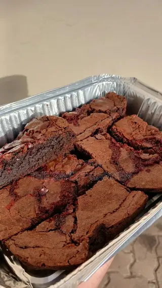Chocolate Filled Fudgy Brownies(Box of 4)