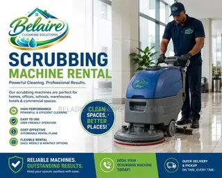 Scrubbing Machine for Rent