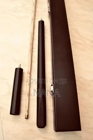 Professional 3/4 Split Ash Wood Snooker Pool Cue Set With Hard Case