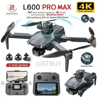 Used L600 PRO MAX Drone 4K - 3KM Range - For Sale - GH¢1150