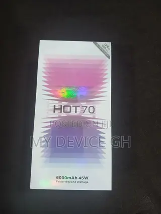 New Infinix Hot 70 128 GB Black