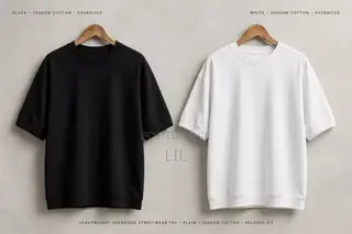 Heavyweight Oversized Plain Tshirts 250GSM
