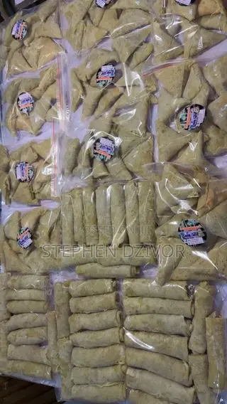 Spring Rolls and Samosa