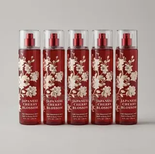 Bath Body Works Japanese Cherry Blossom Fragrance Mist (Pack of 5)