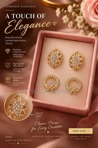 Two Piece Earrings