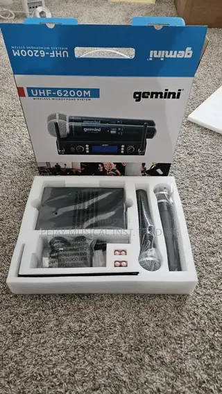 Gemini UHF-6200M Wireless Microphone System