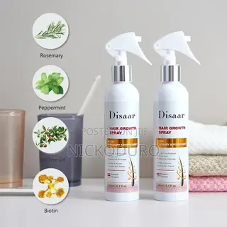 Hair Growth Spray-5%Minodixil/Keratin,Biotin, Castor, Rosemary