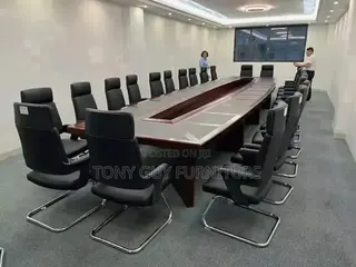Brown Conference Table 20 Seats