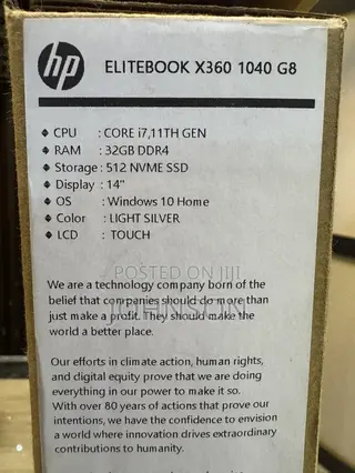 Laptop HP EliteBook 1040 G8 32GB Intel Core i7 SSD 512GB