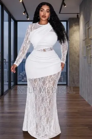 Elegant Ladies Dress (Available in White, Balck and Brown