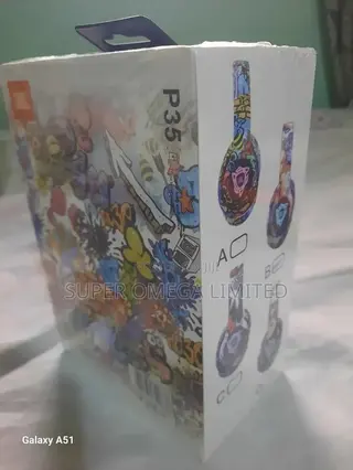 P35 Pure Bass Wireless Headphone-Deep Bass Long Battery