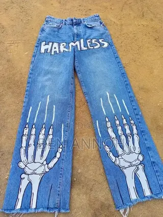 Acrylic on Jeans