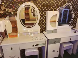 Vanity Dressing Table With LED Mirror - Brand New White 4 Drawers