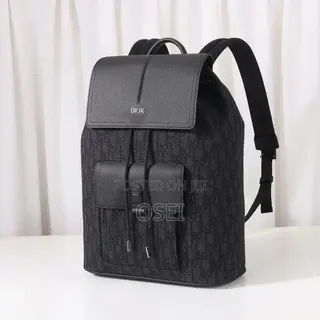Dior Black Unisex Backpack