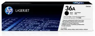 Original HP 36A (CB436A) Black LaserJet Toner Cartridge