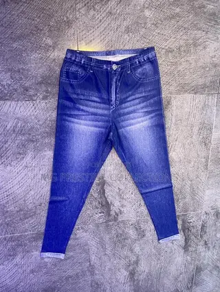 Women's Stretch Denim-Print Leggings / Jeggings
